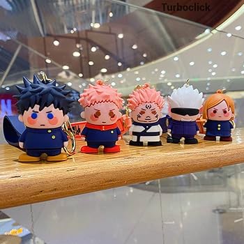 Akuma™ 5 pcs : Reconnect Jujutsu Kaisen Keychains