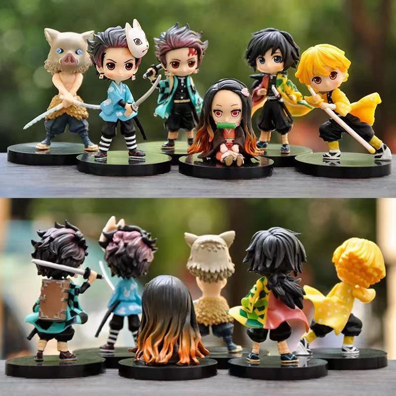 Muibien™ 6 PCS set - Demon Slayer Mini Figure Collection